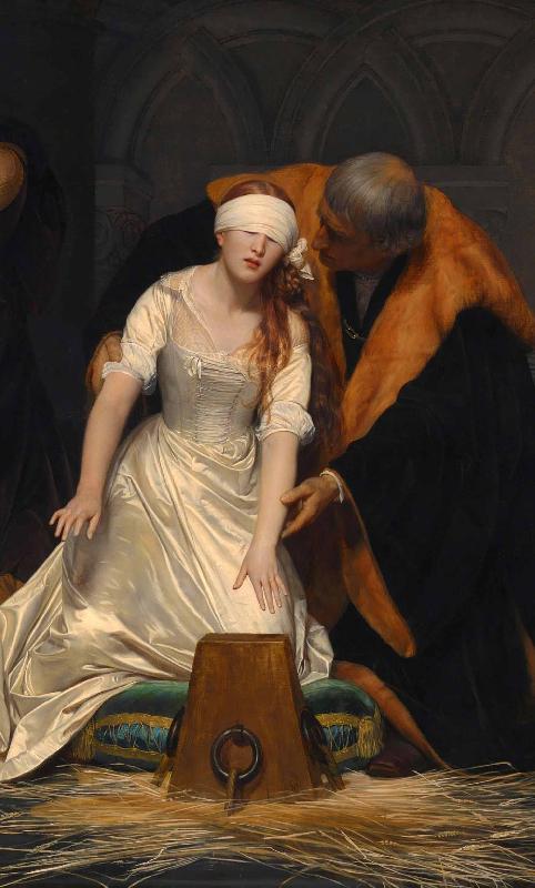 Paul Delaroche The Execution of Lady Jane Grey France oil painting art